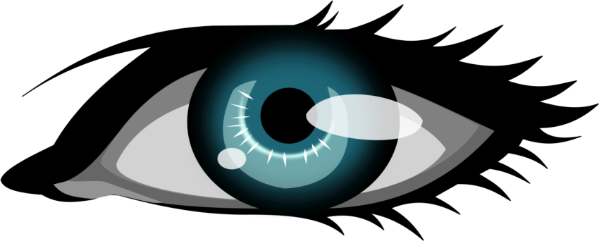 Olhar The Big Image   Blue Eye Clip Art