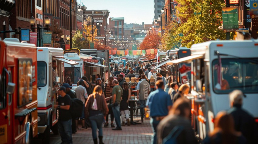 Bustling Food Market image