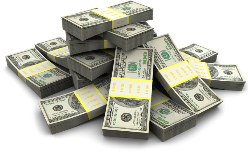 Stack Of Money Png, Transparent Png