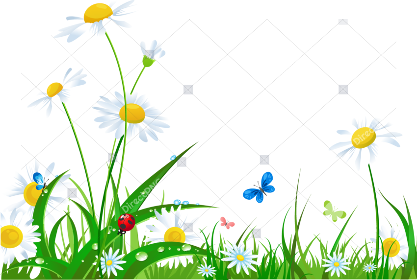 Natural grass mound set