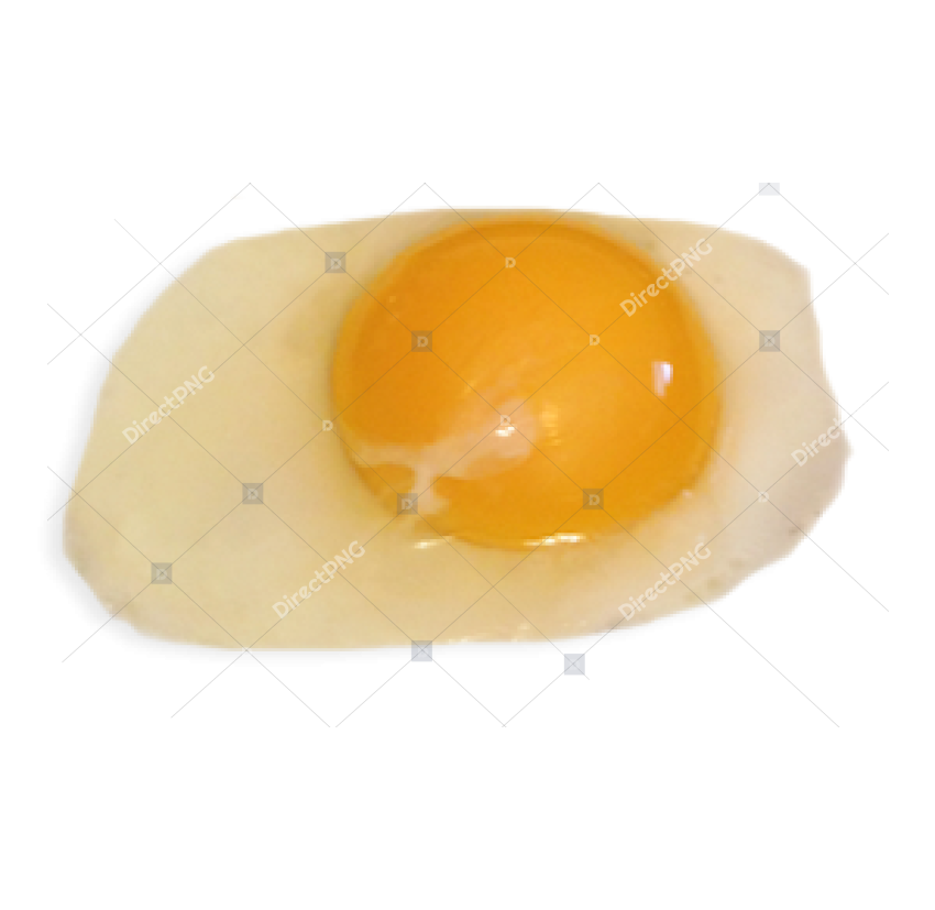 Egg Yolk on White PNG
