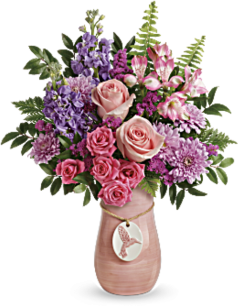 Winged Beauty Bouquet By Teleflora   Teleflora Winged Beauty Bouquet