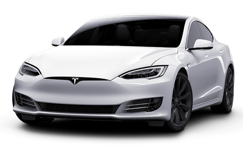 Tesla Model S   Car Cartoon