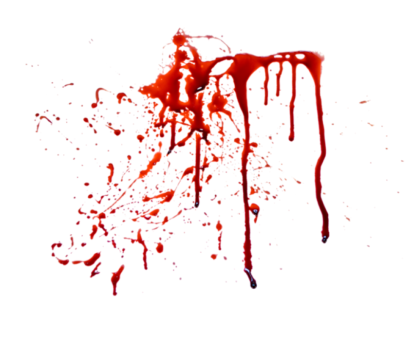 Splatter Drip Blood PNG Image