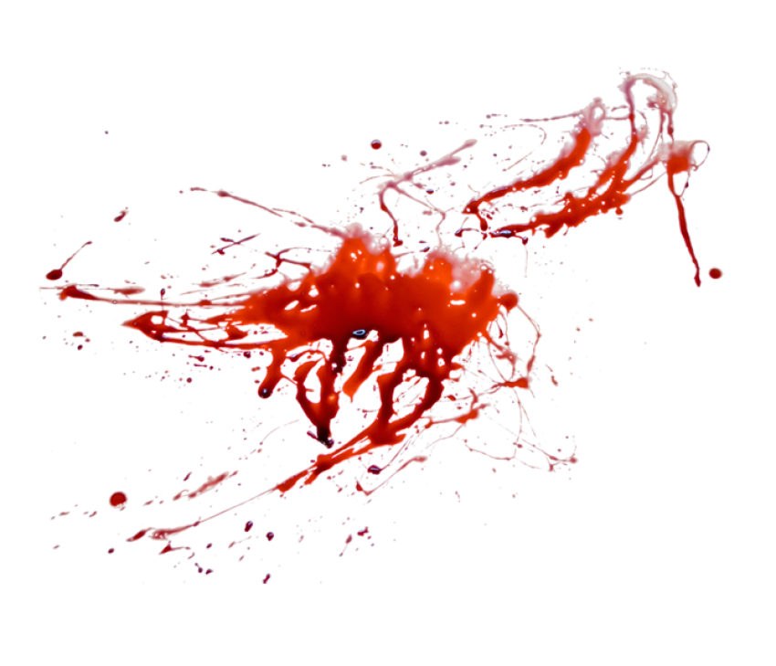 Vertical Splat Blood PNG Image