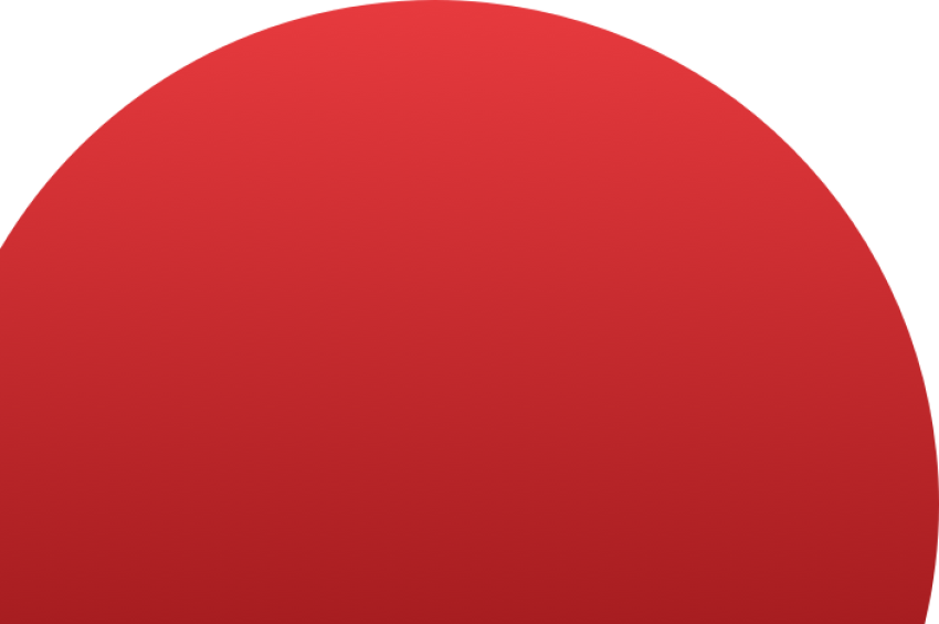 Semi Circle Png   Half A Red Circle Png