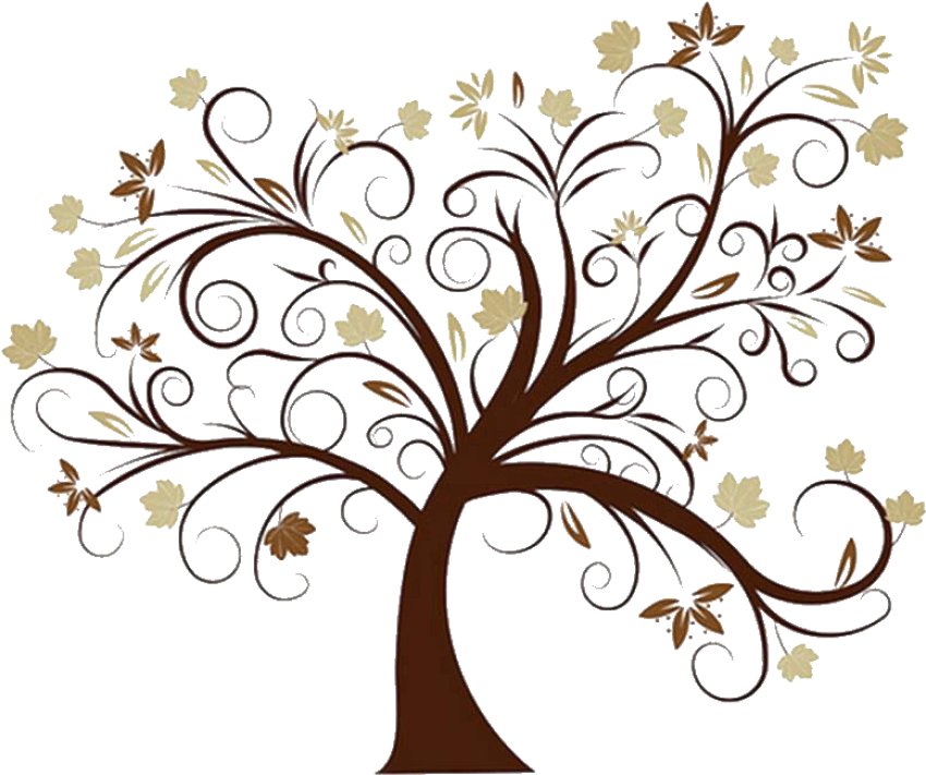 Leaning Brown Family Tree   Transparent Background Family Tree