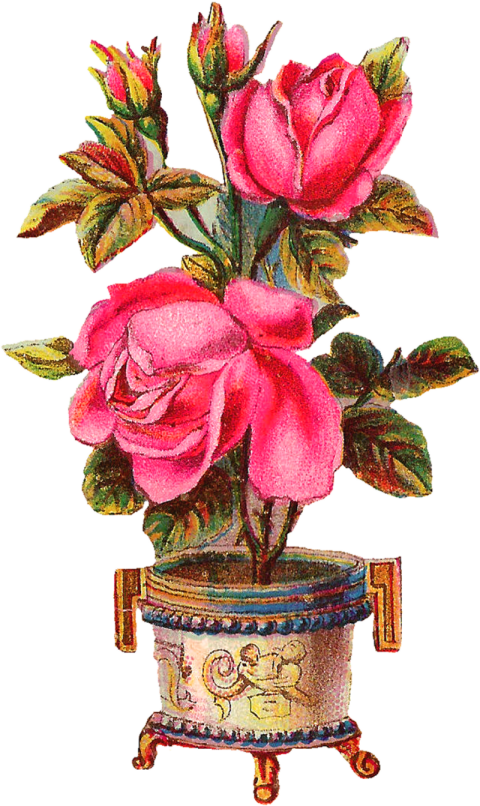 Beautiful Flower Vase Png   Pink Beautiful Flowers Vase, Transparent Png