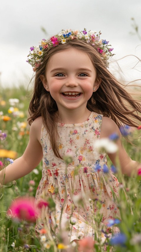 Joyful Floral Child