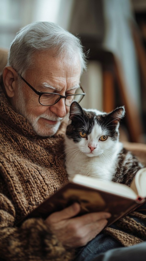 Senior Man Reading