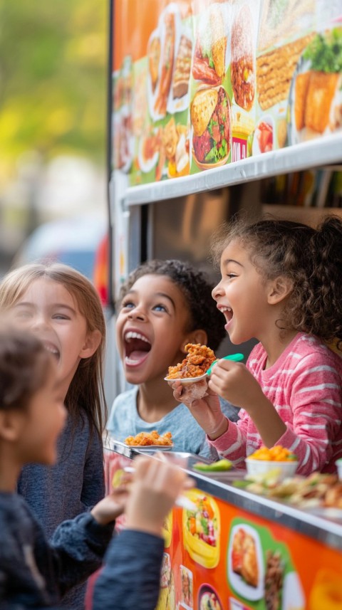 Joyful food moment