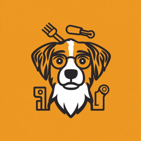 Dog Cooking Logo