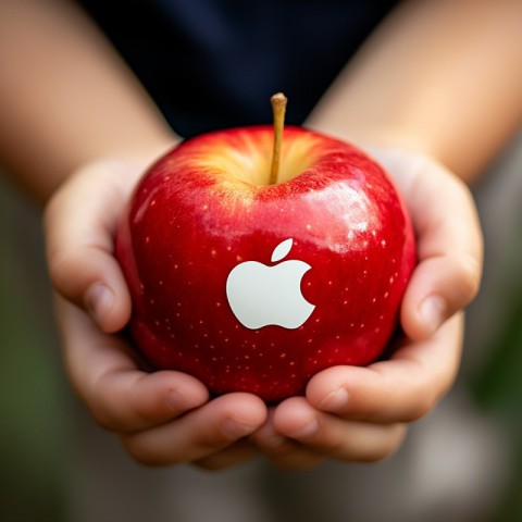 Holding Modified Apple image