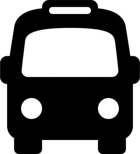 Black trolleybus icon png