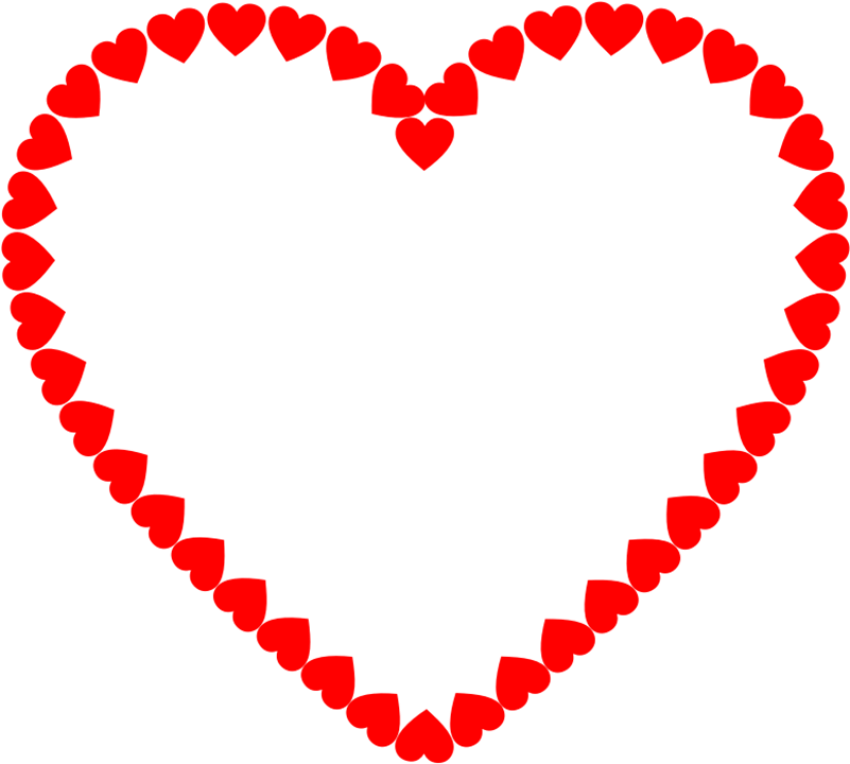 Heart Outline Clipart   Heart Vintage Png