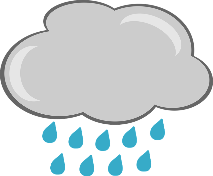 Free Illustration Rain Cloud Weather Graphics Image