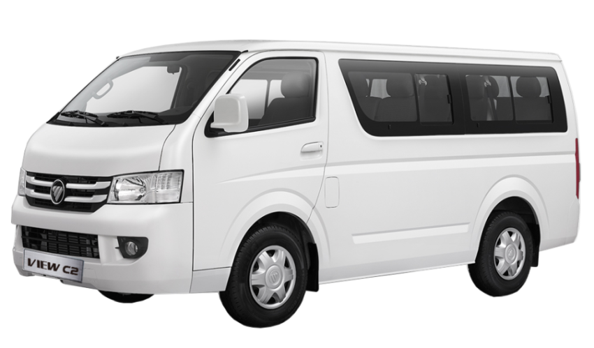 White Family Passenger Van png image