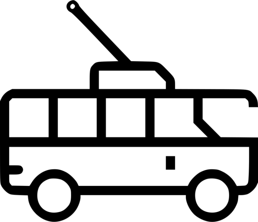 Trolleybus trolleybus icon