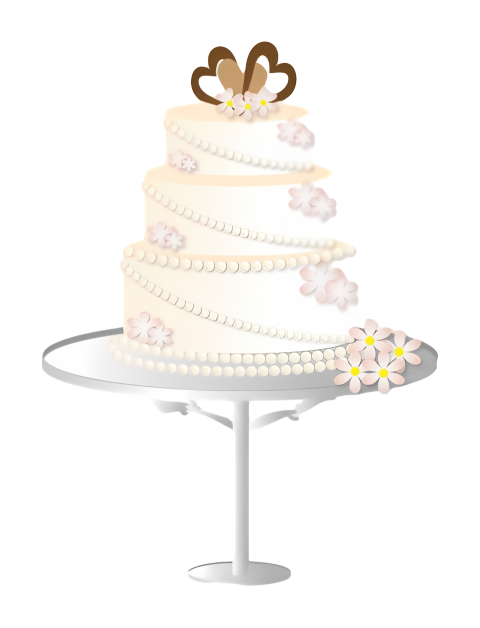 Transparent wedding cake extravagant wedding cake with pearl and diamond de658c