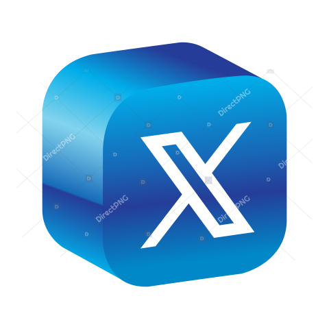 3D X SOCIAL MEDIA ICON