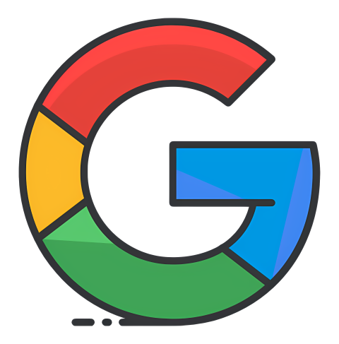 Google logo colorful rectangular logo featuring minimalist