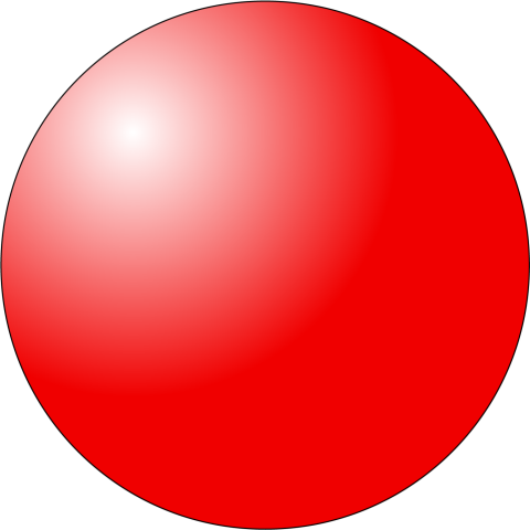 Circle Red Gradient Png, Transparent