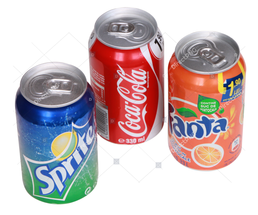 Assorted Cold Drink Cans