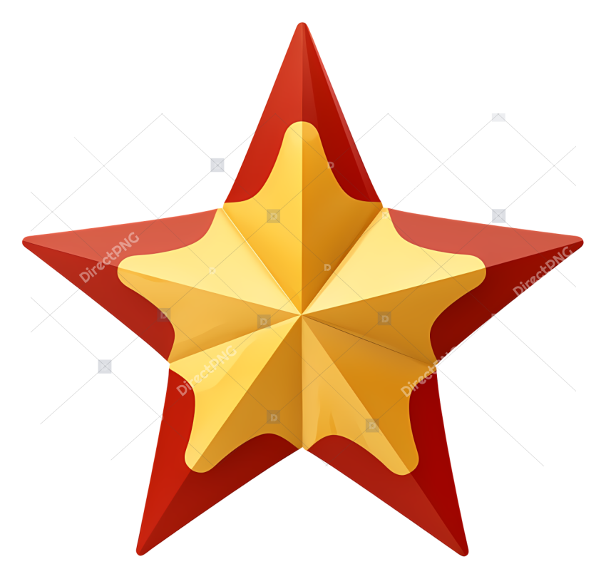 transparent red and gold star black background five pointed st red and gold 5 pointed star on