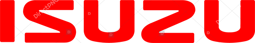 Isuzu Logo in Red png image