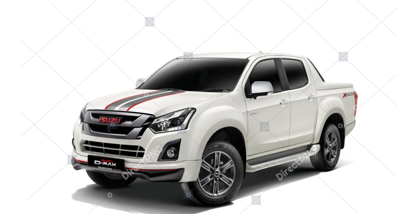 White Isuzu SUV png image