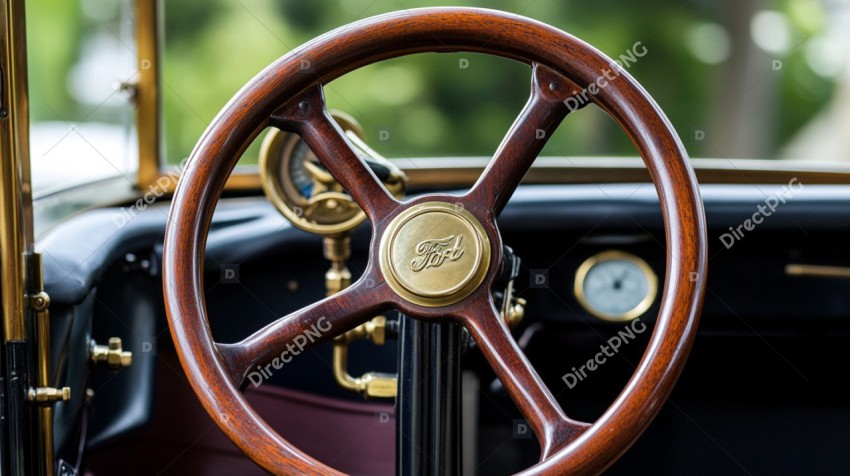 Vintage Ford Dashboard