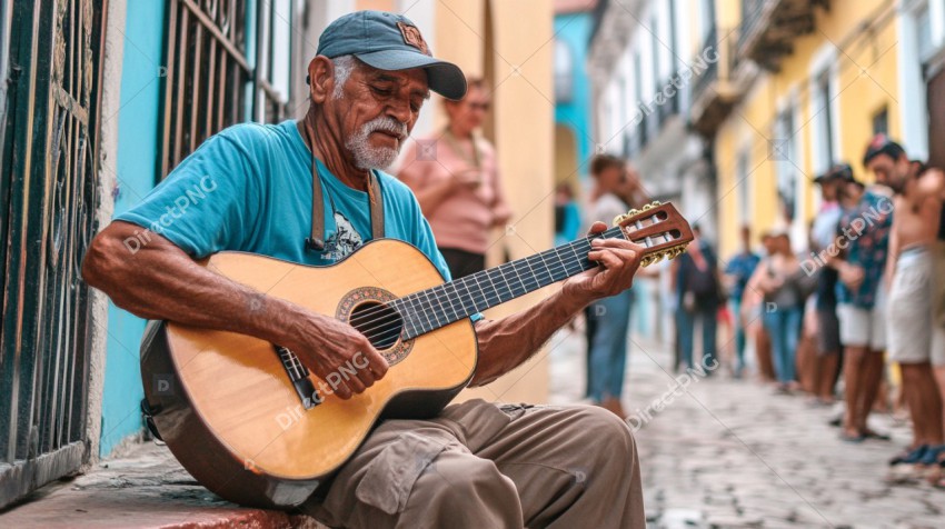 Man playing guitar