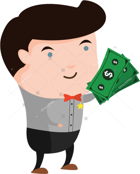 Money  people With Money Clipart   Man With Money Cartoon