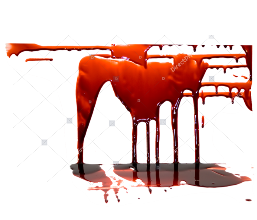 Hanging Drip Blood PNG Image