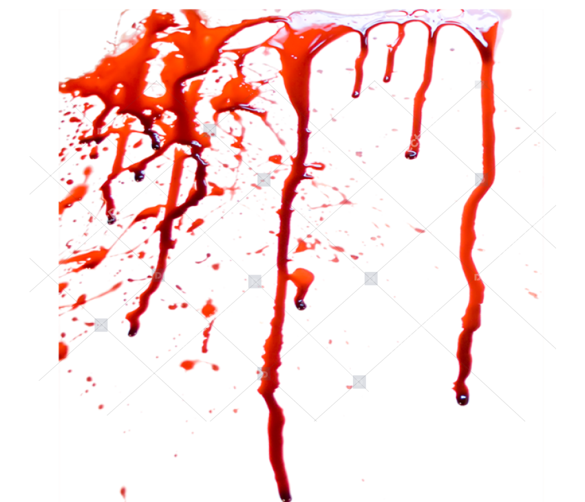 Splatter Streaks Blood PNG Image