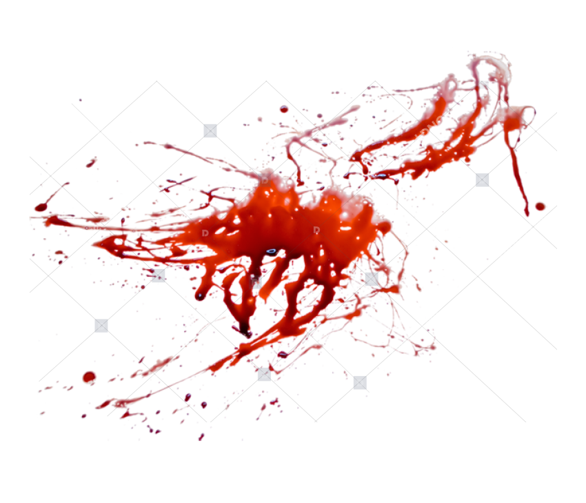 Vertical Splat Blood PNG Image