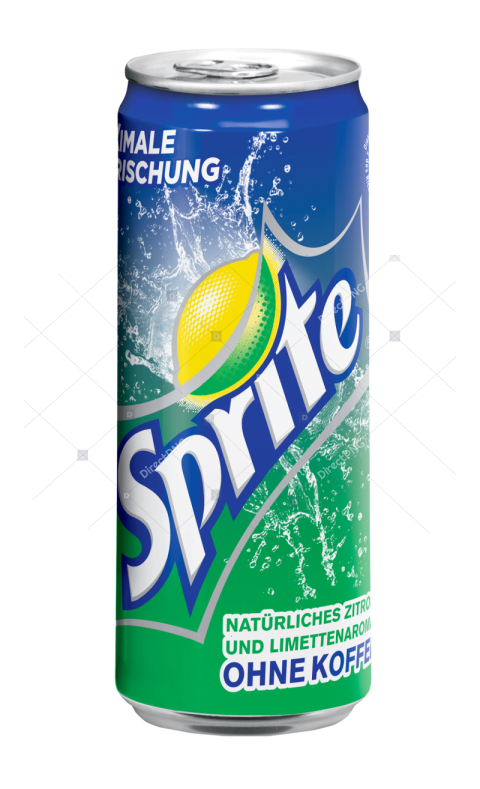 Sprite Can with Ice