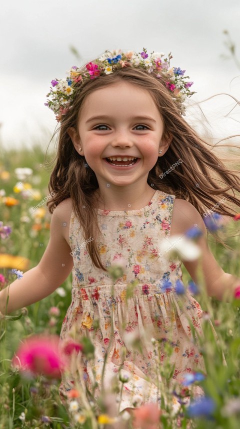 Joyful Floral Child