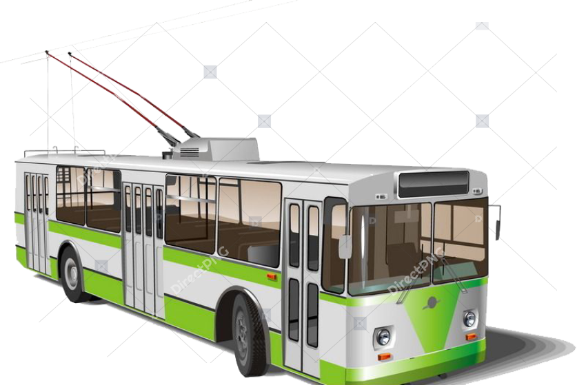 Trolleybus green