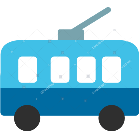 Trolleybus silhouette png