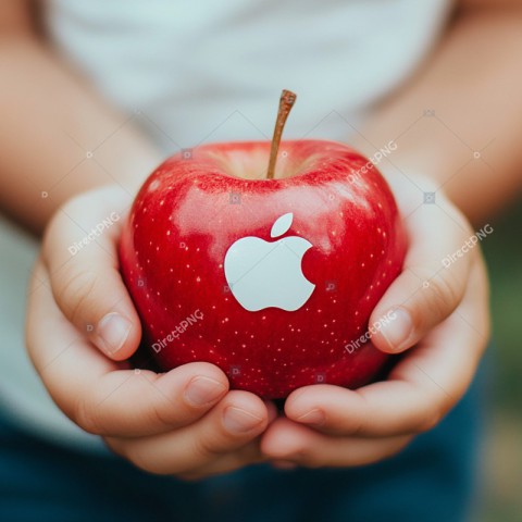 Apple in Hands image