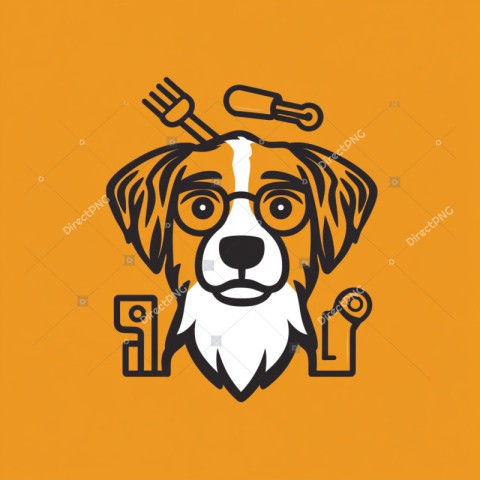 Dog Cooking Logo