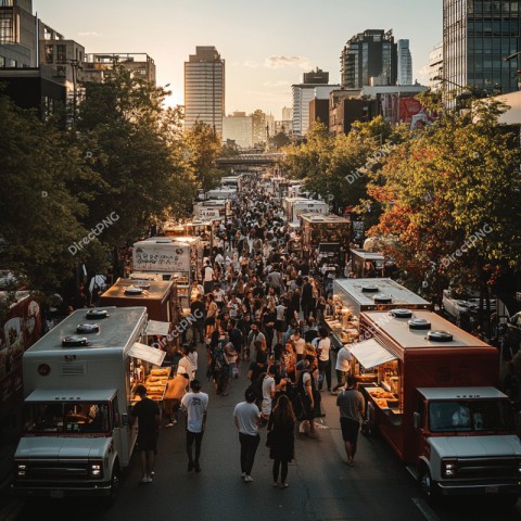 Bustling Food Market image (2)