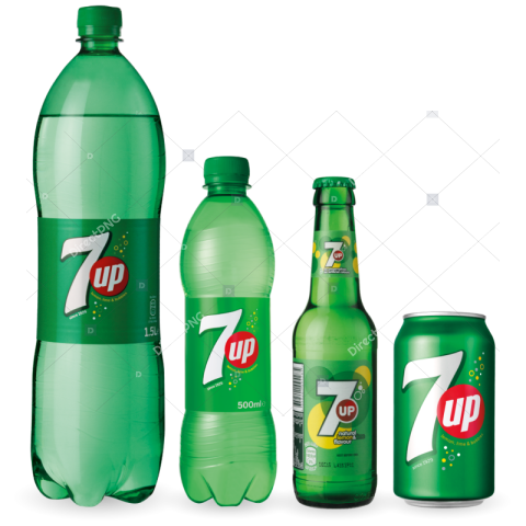 7 Up Cold Drink Bottles