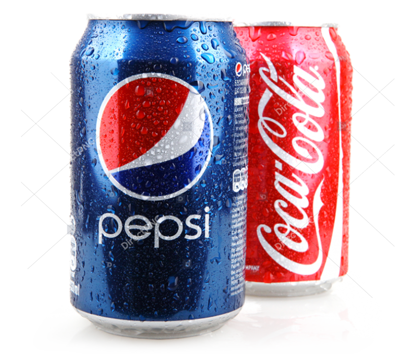 Pepsi and Coca Cola Cans