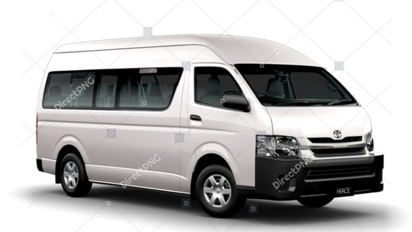 Passenger Minivan   White png image