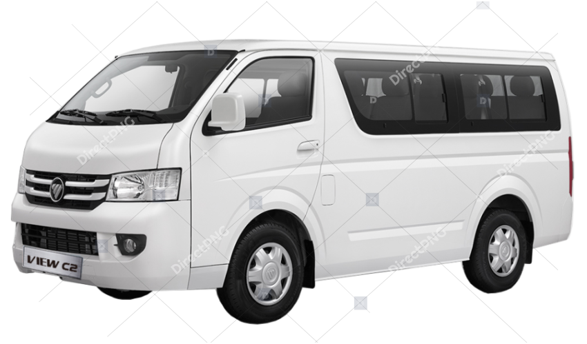 White Family Passenger Van png image