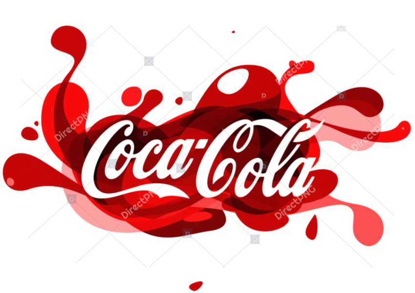 Coca Cola Splash Art Design