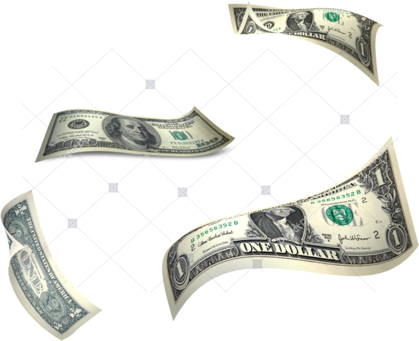 Transparent Cash Flying Png   Money Flying Hd Png