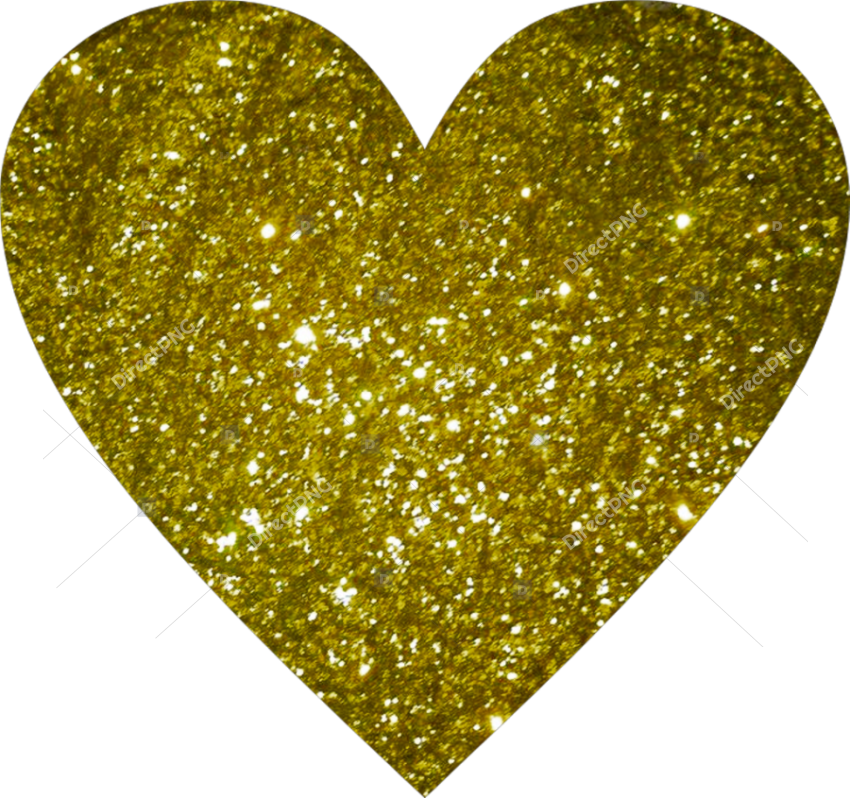 Glitter Heart Png   Hearts In Sparkle Stickers